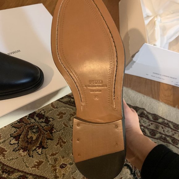 NIB Woman by Common Projects Black Chelsea Boots - Picture 3 of 4